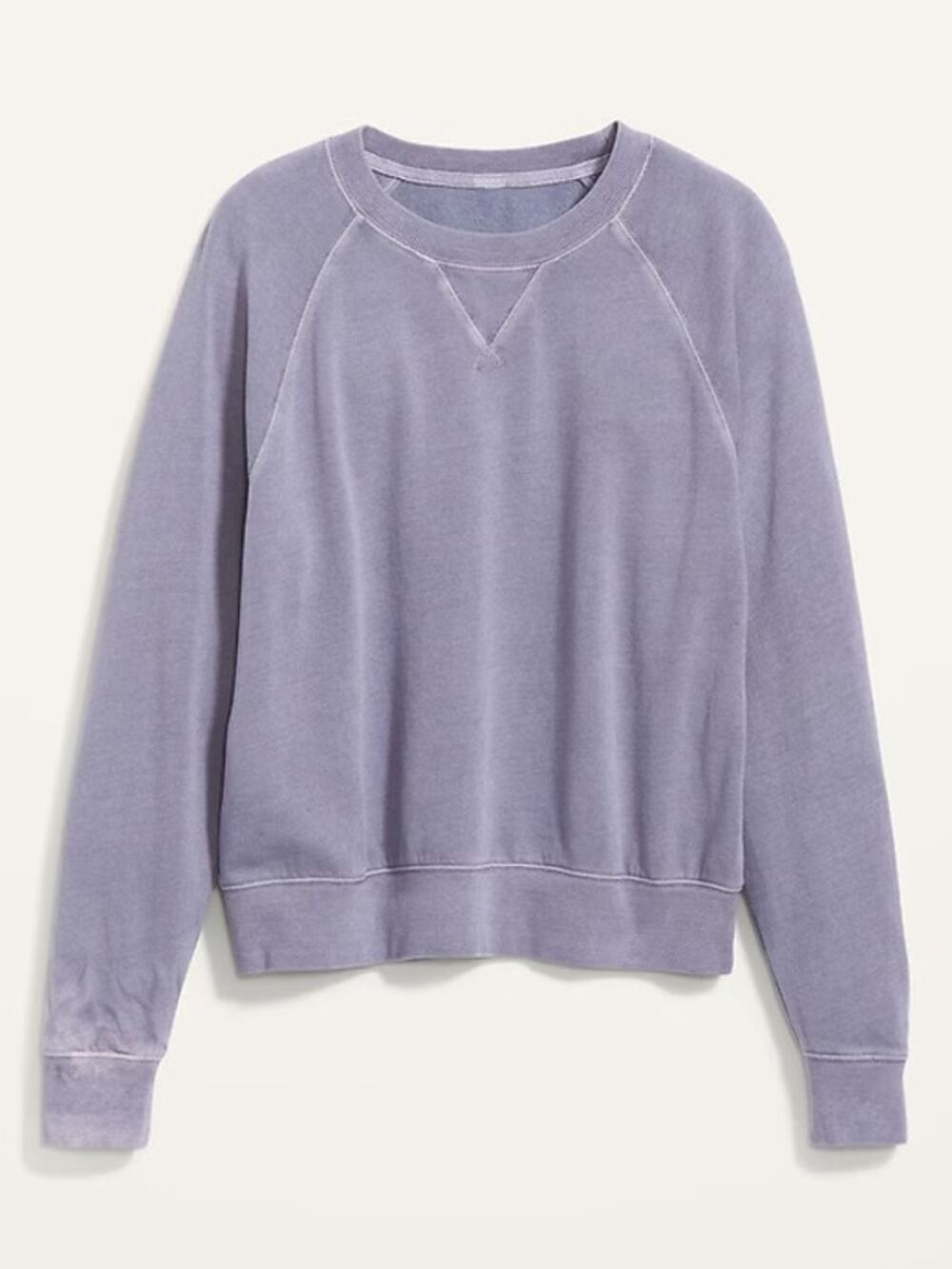 Old Navy Lilac Vintage Specially Dyed Crew-Neck Sweatshirt Size Large